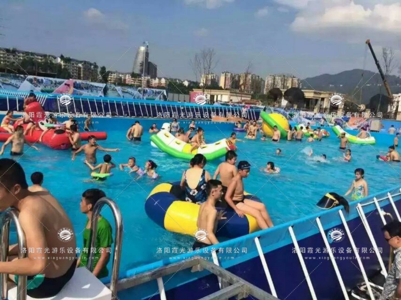 广州支架泳池